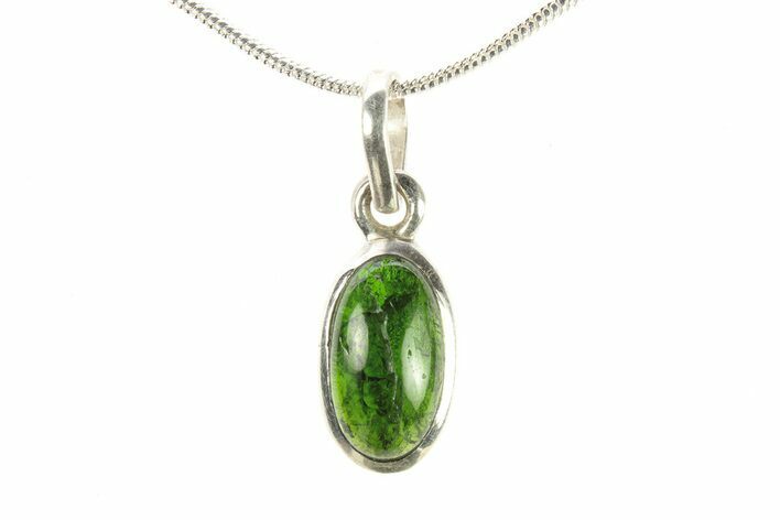 Chrome Diopside Pendant (Necklace) - Sterling Silver #278804